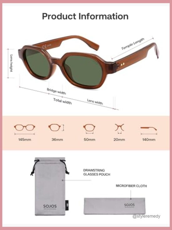 Retro Polarized Hexagon Sunglasses UV400 Protection Unisex